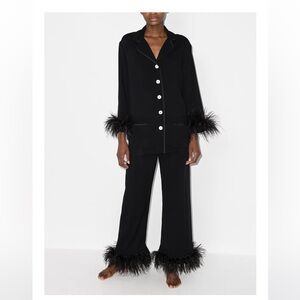 Sleeper pajama set in black size small